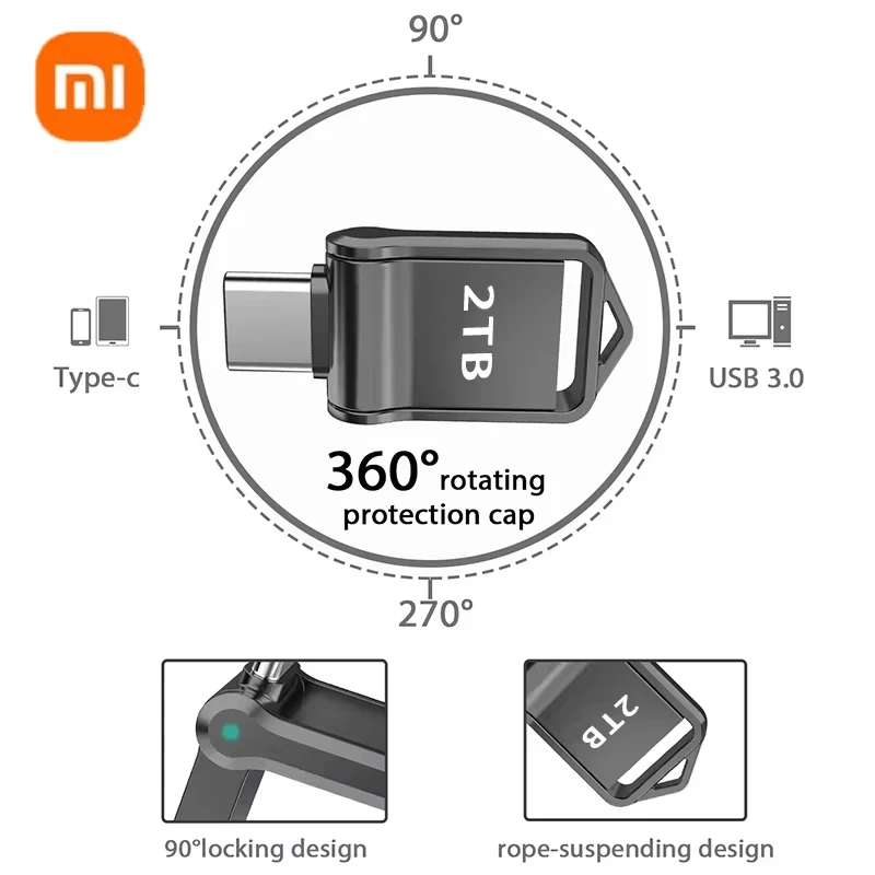 Фото Usb-флеш-накопитель Xiaomi, Usb 3,2, Usb 2025, 1 ТБ №5