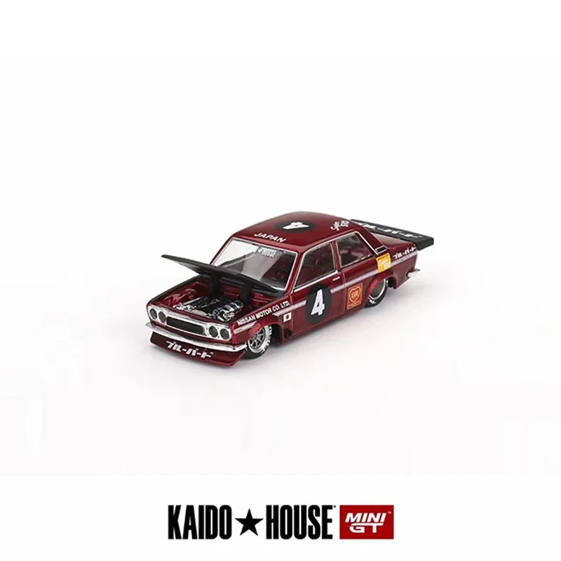 Модель автомобиля MINIGT + KAIDO 1:64 Datsun 510 Pro уличный литой автомобиль с открытым