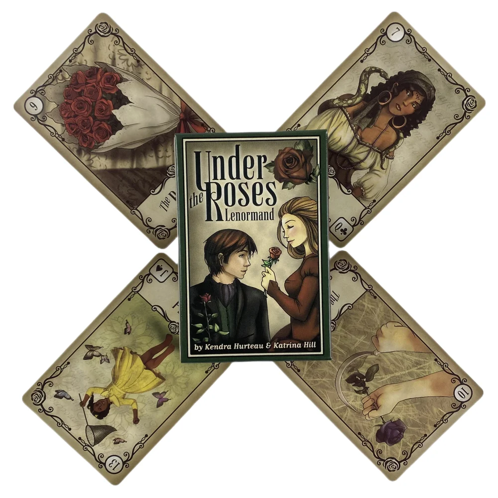 

Under The Rose Lenormand Cards Oracle A 39 English Divination Edition Deck Borad Games With Paper Guidebook