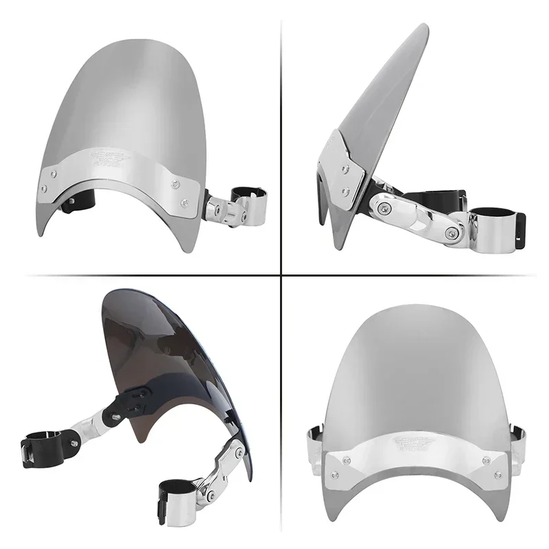 Аксессуары для мотоциклов лобовое стекло черный хромированный козырек Harley Sportster