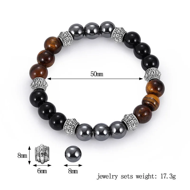 

Magnetic Healing Bracelet Hematite Bead Bangle Bead Pain Relief Weight Loss