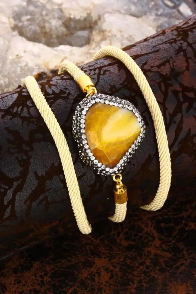 

Natural stone Women 'S Agate Bracelet 20 Ar290