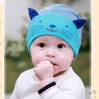 3d cat baby beanie spring autumn new 100 cotton kids baby hat warm winter gorros invierno kid bonnet for boy and girl