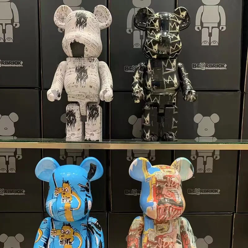 

Be@rbrick Bearbrick1000% Figures Anime Trendy Collection Trend Living Room Bear brick Shop Model Decoration Violent Bear