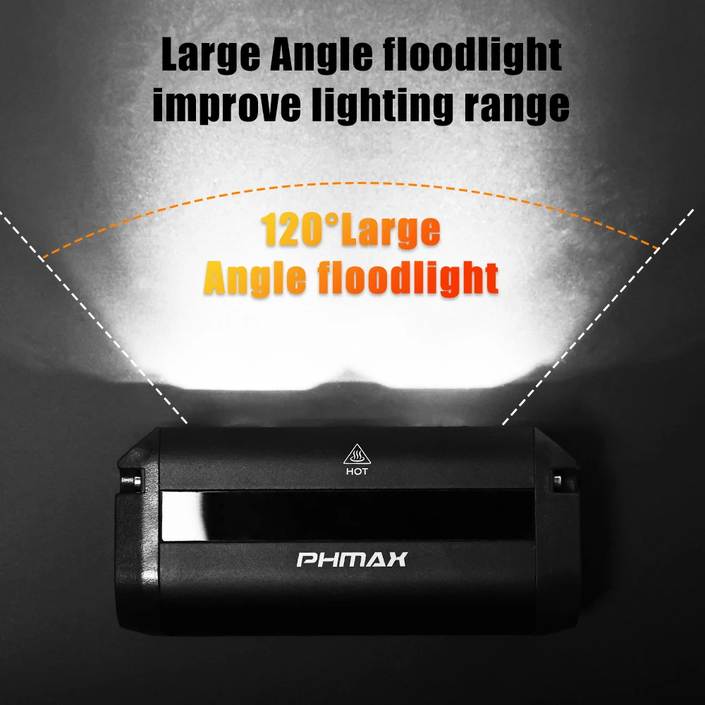 PHMAX велосипедная фара 1000 люмен ультра-яркие велосипедные фары 5 режимов сплава