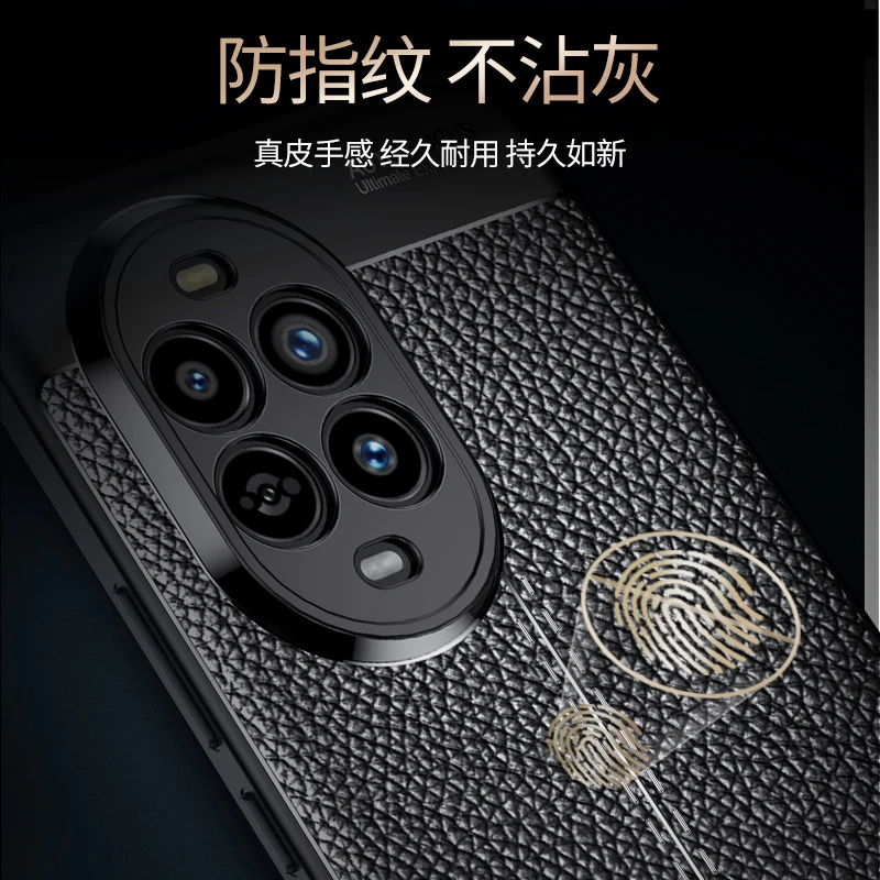 Чехол для Huawei Nova 13 Pro чехол Capas новый противоударный из мягкой кожи ТПУ Fundas