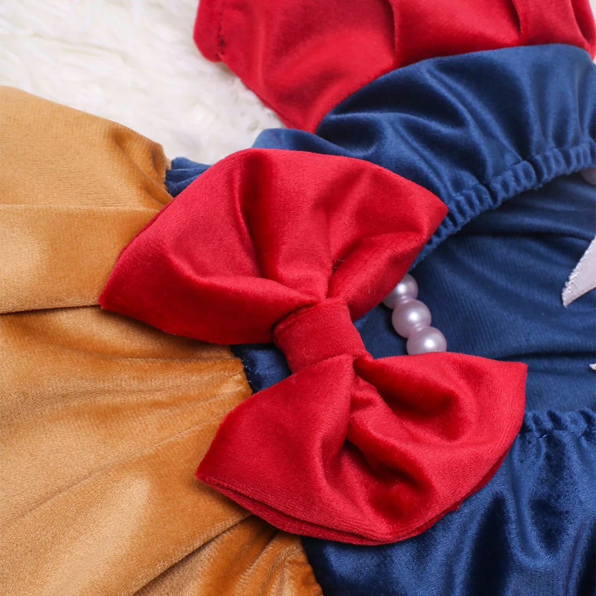 Наряды для новорожденных принцесс Ylsteed с бантом и повязкой на голову цветное