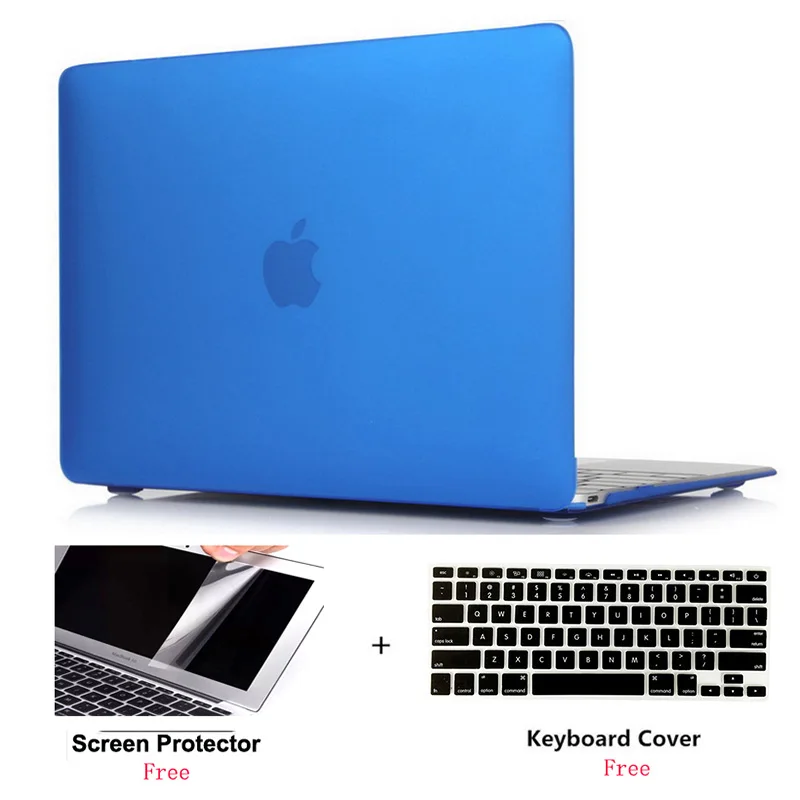 Прорезиненный пластиковый жесткий чехол для Apple MacBook 12 дюймов дисплей Retina модель