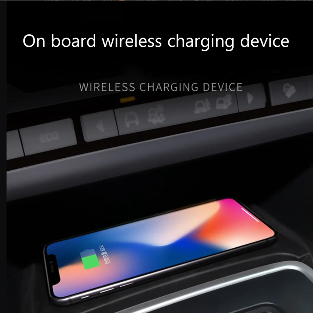 Беспроводное Автомобильное зарядное устройство 15 Вт для Land Rover Discovery Sport 2015-2019