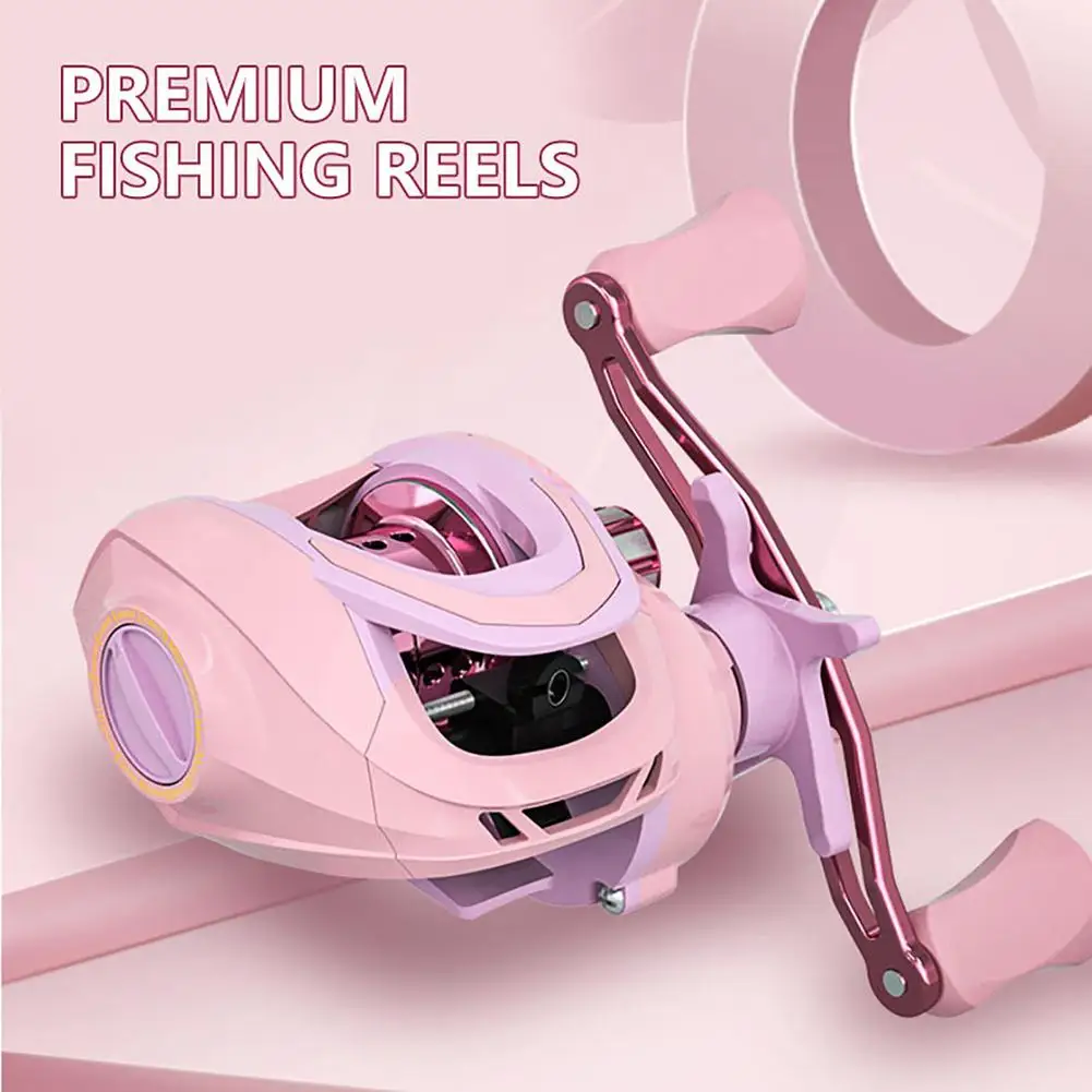 

3+1bb Magnetic Brake System Fishing Reel Gear Ratio 7.2:1 Left Right Handed Ultra-Light Fishing Reel