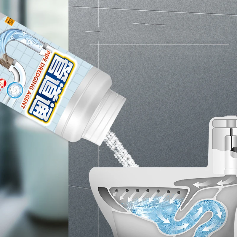 

DropShipping Powerful Kitchen Pipe Dredging Agent Dredge Deodorant Toilet Sink Drain Cleaner Sewer Fast Cleaning Tools 120/260g
