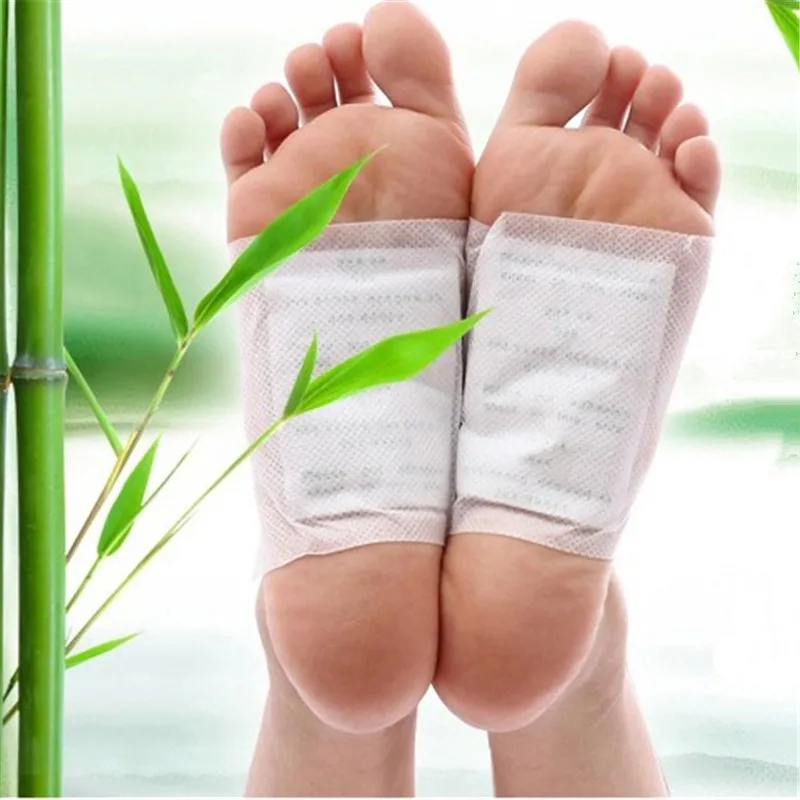 

20 шт. (10 пластырей + 10 клеев) Пластыри для ног китайской медицины бамбуковые детоксикационные подушечки для ног с уксусом для улучшения сна и красоты