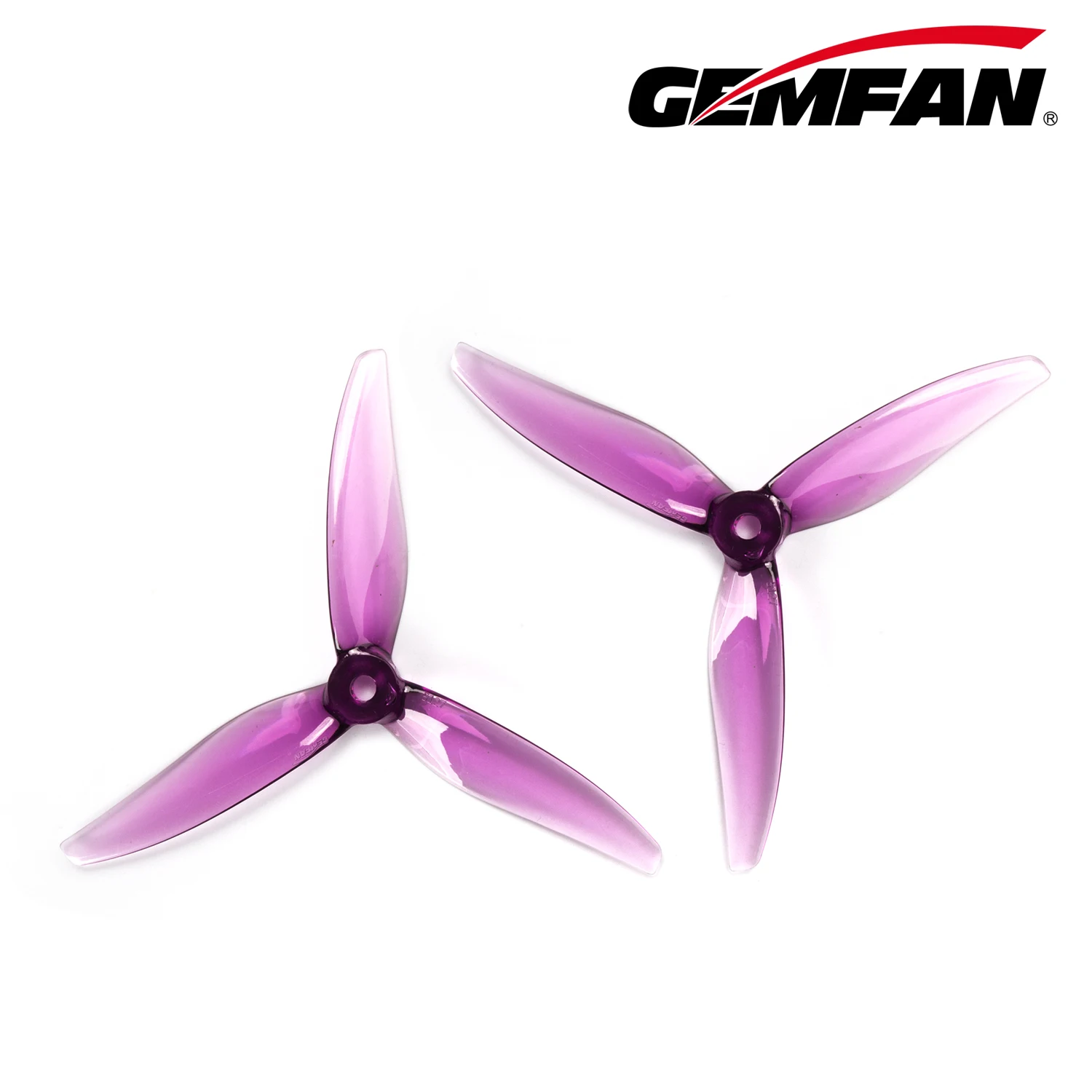 Gemfan Hurricane 5127 3-blades Purple PC propeller