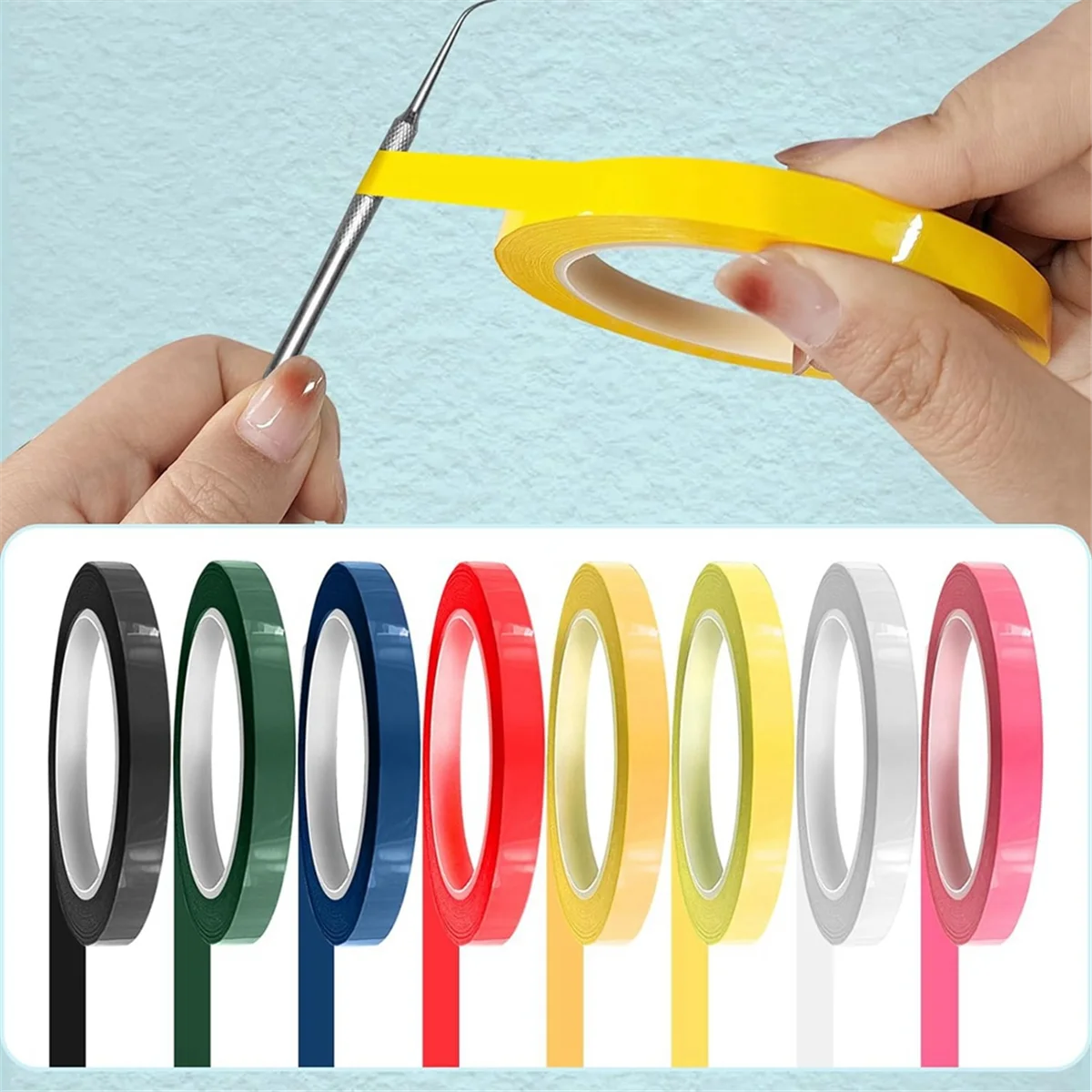 16 рулонов ленты для идентификации приборов 216 футов/Д x 0 4 дюйма/Вт цвет