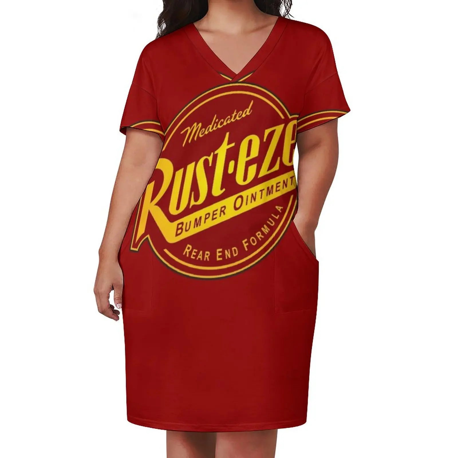 Свободное платье с карманами платья для женщин трендовая женская одежда 2025