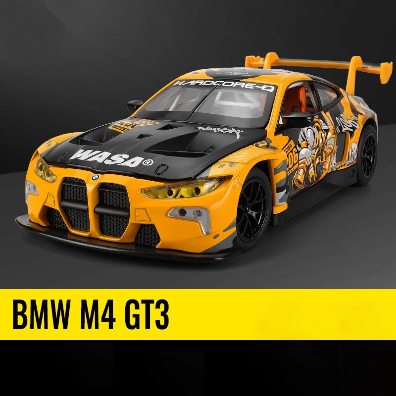 WASA Joint Edition 1:24 BMW M4 GT3 AUDI R8 LMS Легкосплавная модель спортивного автомобиля Литье под