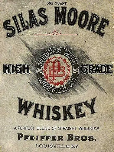 

Silas Moore Whiskey 8x12 Inch Vintage Retro Decor Metal Tin Sign