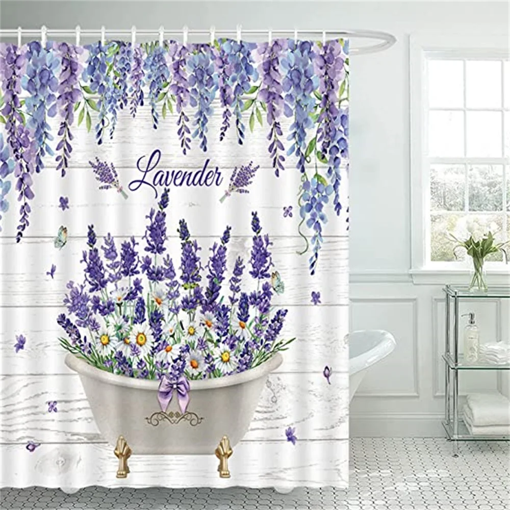 

Занавеска для душа с морским побережением, Полиэстеровая висячая занавеска с тропическим ландшафтом, Морская звезда, кокосовое дерево, дек...