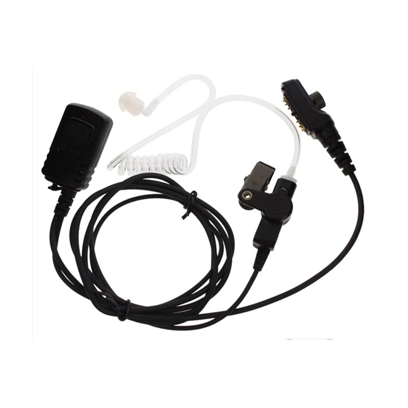 Covert Acoustic Tube Bodyguard FBI Walkie-talkie Accessories Earpiece Headset Mic for Hytera Pd790 Ex Pd780 Pd700 Radio