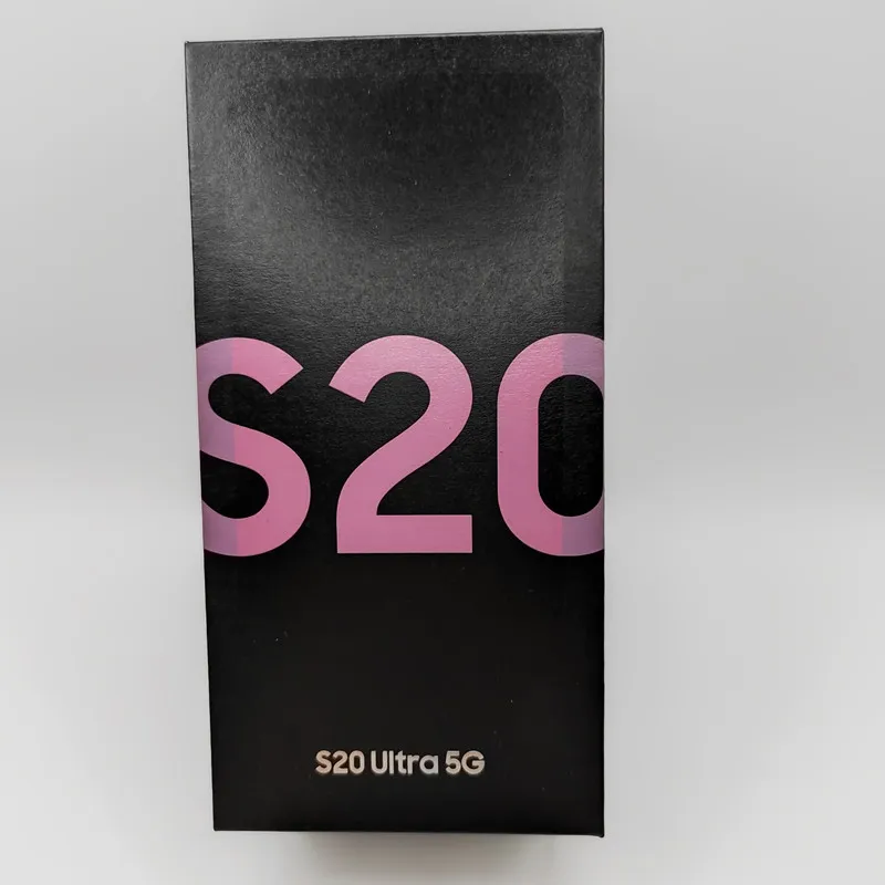New Empty Packing Box for Samsung Galaxy S20 Ultra 5G  Empty Retail Box Only Empty Box 4 Colours NO Real Phone in it