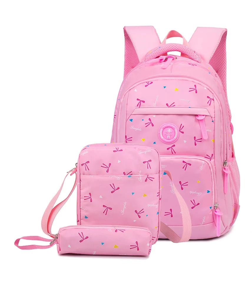 

3pcs/Set School Bags for Teenager Girls Printing School Backpacks Kids Orthopedic Travel Backpack School Bag Mochila Infantil