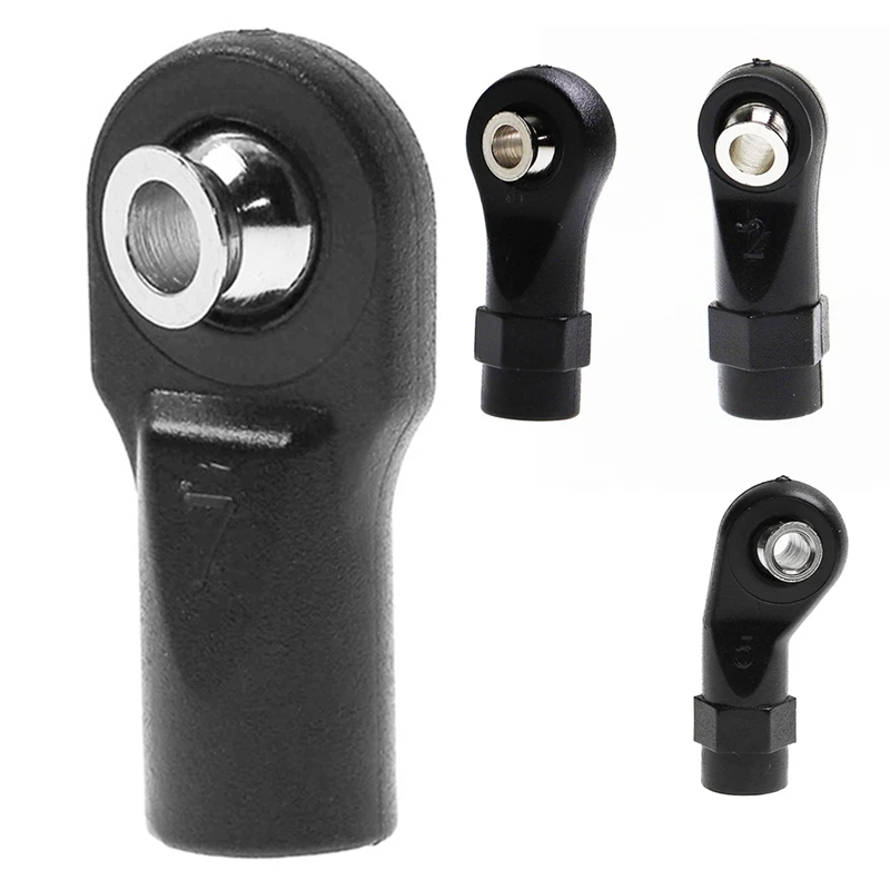 

10Pcs Plastic M4 Rod End Link Linkage Balls Joint Head for 1/10 RC Car Crawler Axial SCx10 II 90046 TRAxxAS TRx4