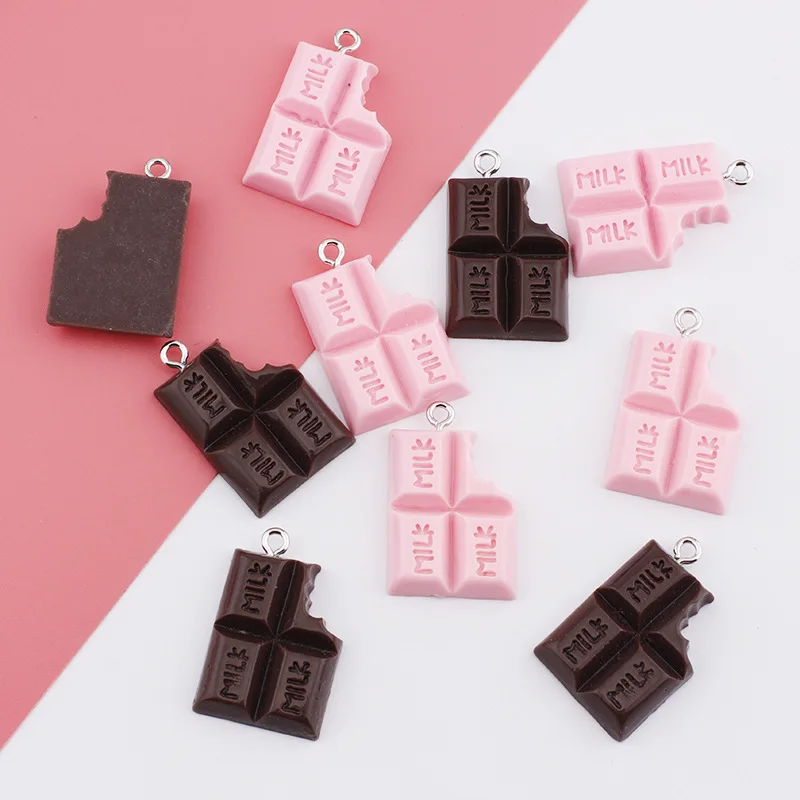 Фото 10 шт./лот 18*28 мм подвески из шоколадной молочной смолы для изготовления ювелирных изделий своими руками аксессуары ручной работы серьги оже... №2
