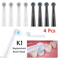 k1 electric toothbrush replacement head soft bristles brush head 4 pcs rechargeable rotary toothbrush oral cleaning tool