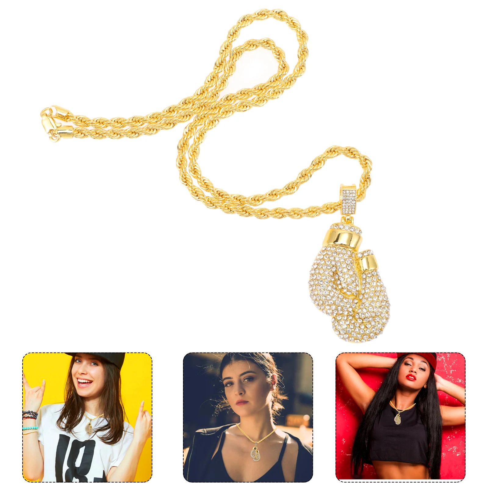 Предметы боксерских перчаток декоративное ожерелье модные перчатки