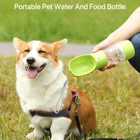 portable pet cat water bottle for dog drinking feeder with bowl dog bowl durable outdoors travel cat drinking dog accessories