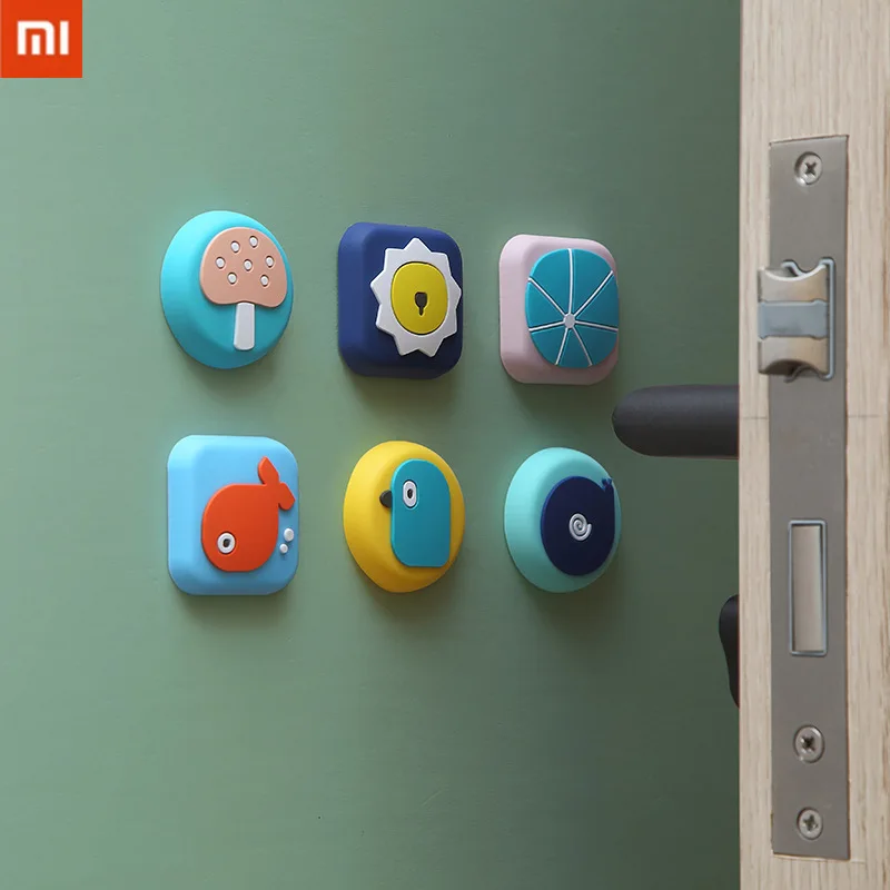 

Xiaomi Door Stopper Crash Protection Sound Insulation Door Stop Crash Pad Behind Door Refrigerator Buffer Door Rear Retainer