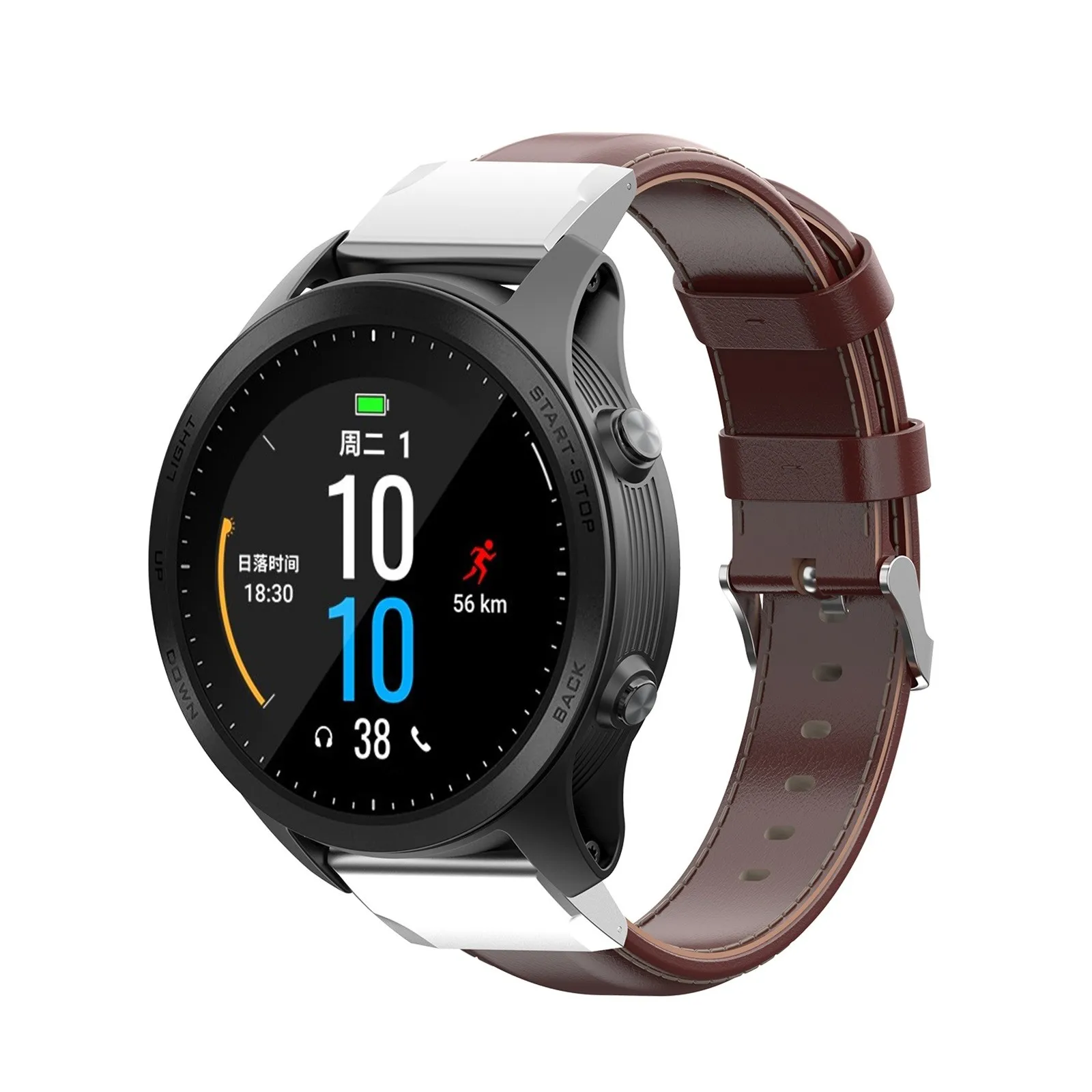 

Suitable For Garmin Fenix 6 Smart Watch Leather Strap Business Wristband 22mm Paper Wristbands Multicolor Pack