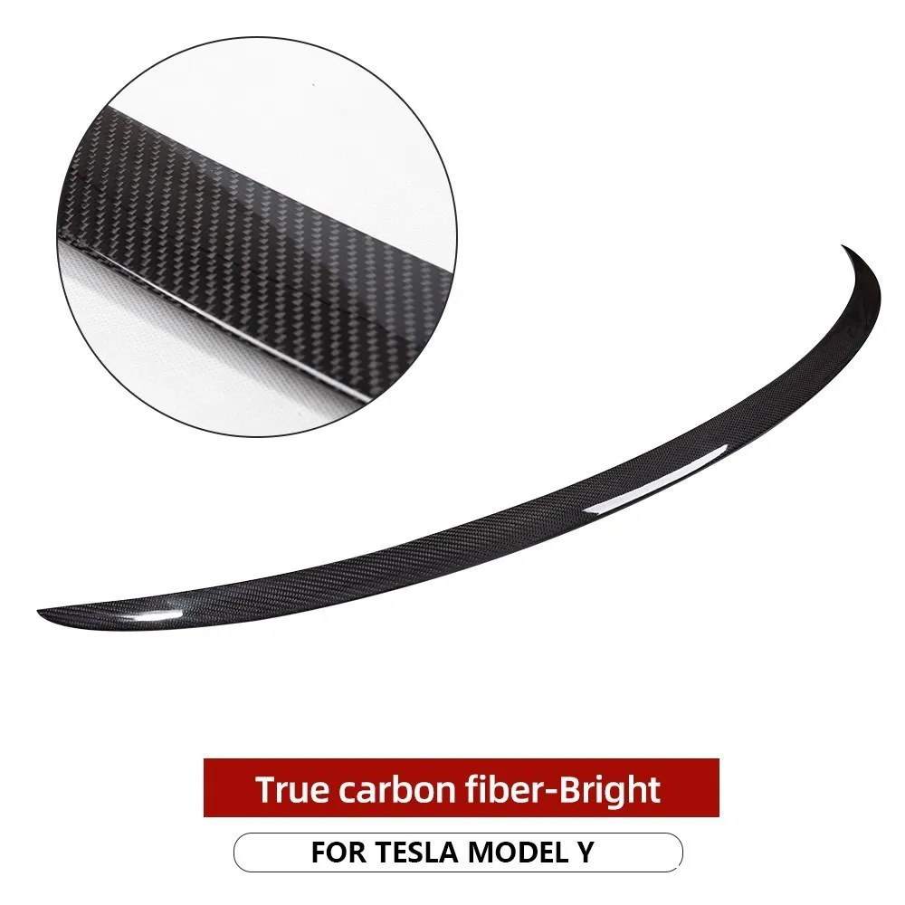 

Xyzplus новый автомобильный спойлер на крыло багажника для Tesla Model Y 2023, аксессуары, спойлер из настоящего углеродного волокна, аксессуар, модель 3 2022