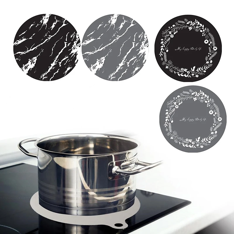 

1PC Stove Mat Pad Silicone Fiberglass Scratch Protector For Magnetic Stove Non-slip Heat Resistance For Kitchen Induction Cooker