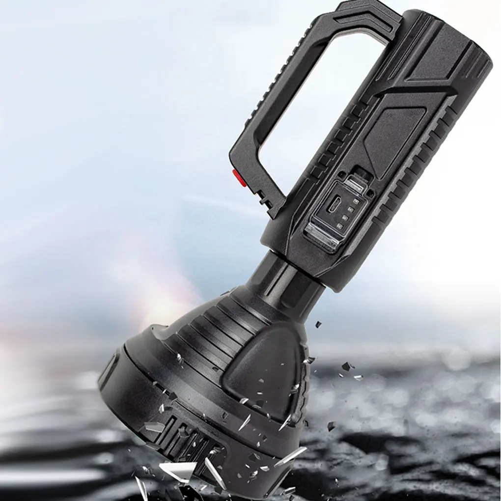

Aluminium Alloy Flashlight 2 Gear Adjustable Shockproof Electric Torch