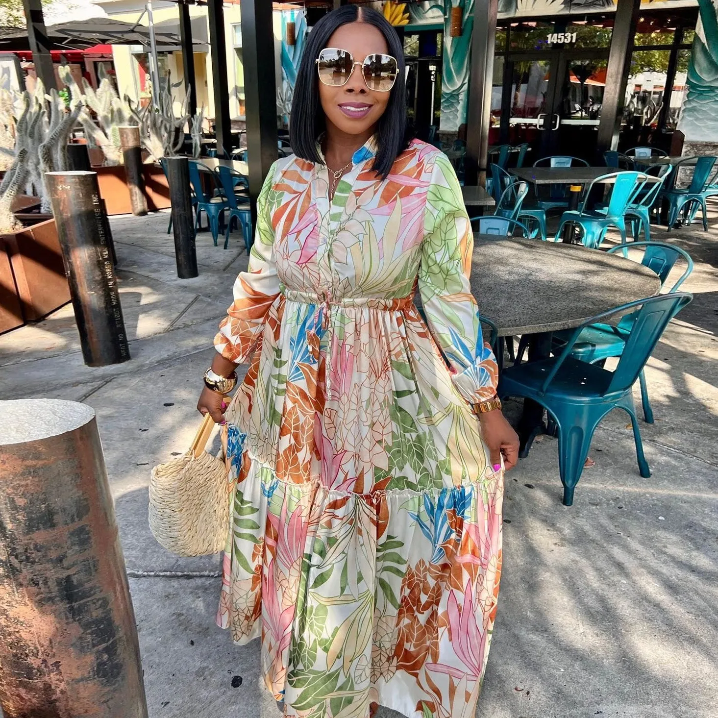 

Элегантные африканские платья для женщин 2023 Дашики осень-весна платье макси Женская традиционная африканская одежда Фея Dreaes