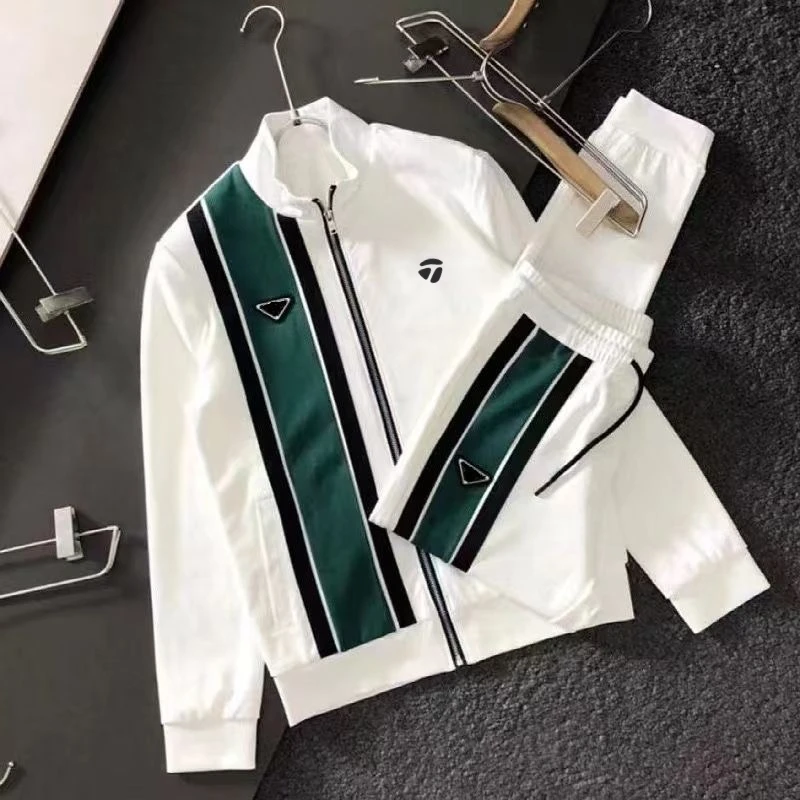

사우스케이프골프 2023 Golf Suits Men's Golf Wear Autumn 바람막이 New Two Pieces Golf Jacket Fashion High Quality Casual Pants Tennis남자 골프 의류