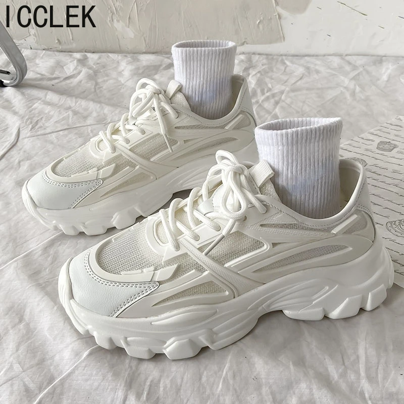 

Women Shoes 2022 Designer Sneakers Fashion Outdoor Flats Causal Lace Up Shoes Female Ladies Footwear Size 35-40