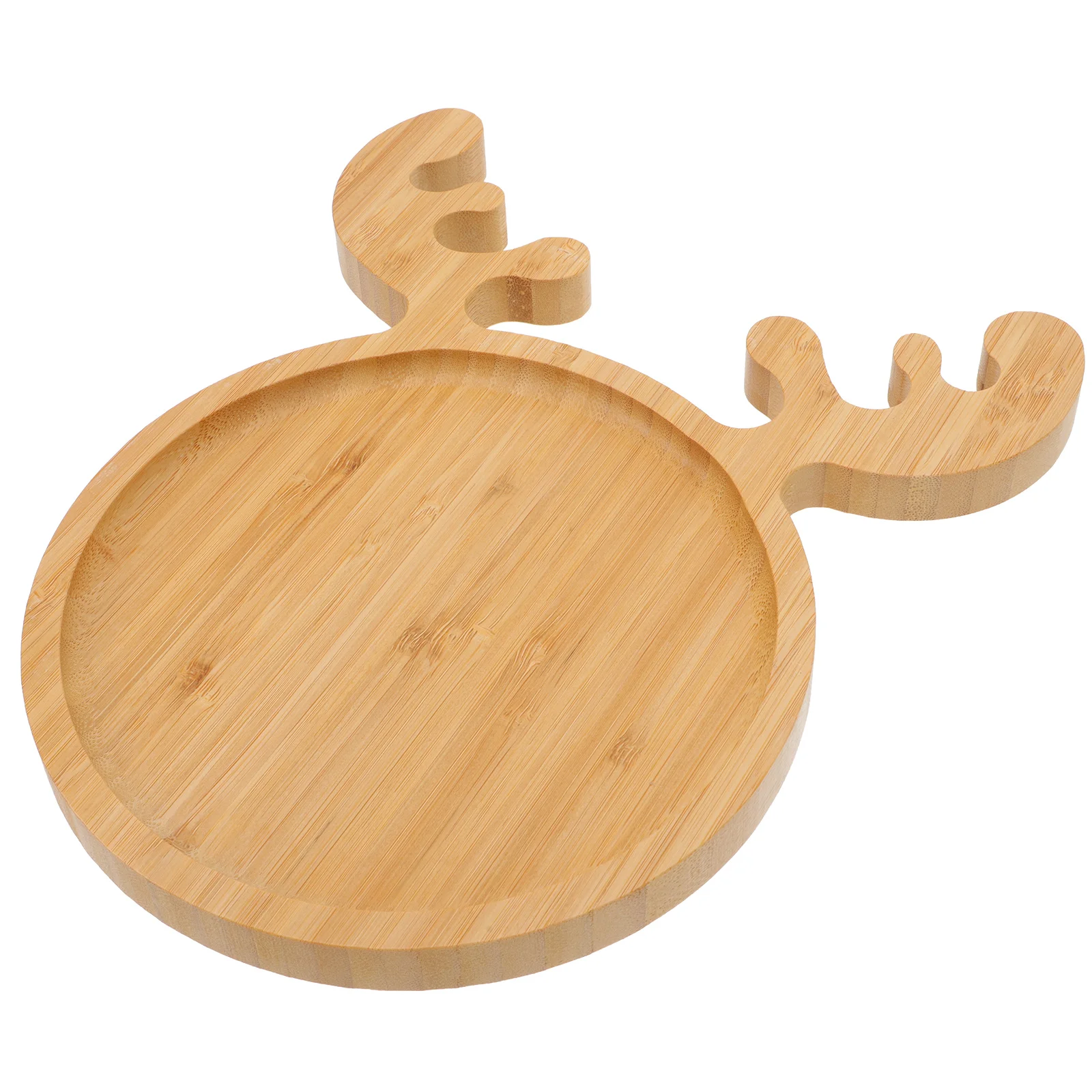 

Plate Tray Christmas Serving Wooden Dish Sushi Reindeer Platter Dessert Plates Board Snack Appetizer Fruit Pizza Wood Candy