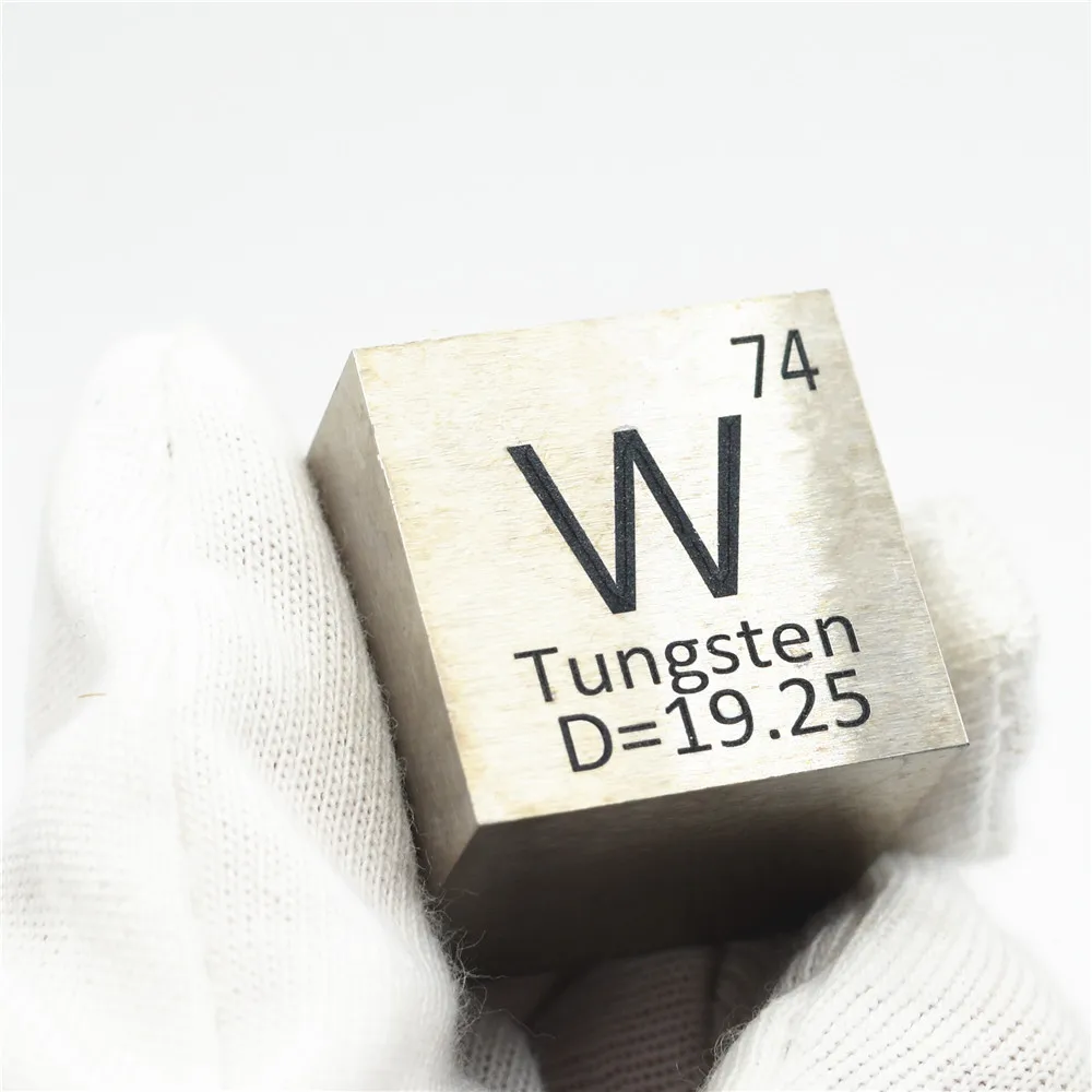 

1 Inch Element Cube 25.4mm Density Cubes Periodic Table Titanium Carbon Zinc Lead Bismuth Molybden Tin Iron Chromium Tungsten