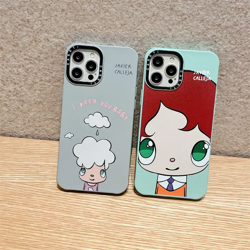 

Cartoon Boy Frosted Phone Case Cover for IPhone 11 12 13 14 Pro Max Case for IPhone 14 Pro Max
