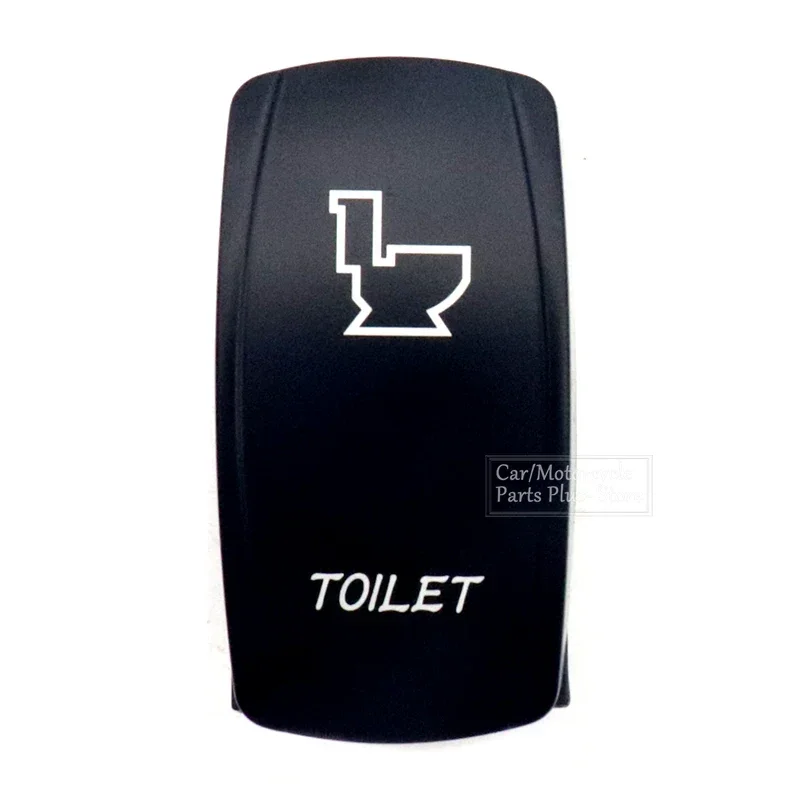 5-контактный 1 шт. 12 В 20 А синий светодиодный автомобильный лодочный лазерный кулисный переключатель с лазерной гравировкой для автомобиля, морской яхты, автобуса, автофургона, приборной панели, кулисный переключатель