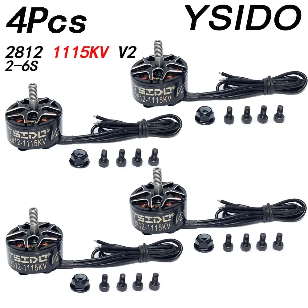 2812 V2 двигатель FPV 900KV/1115KV 3-6S бесщеточный для радиоуправляемого многовинтового