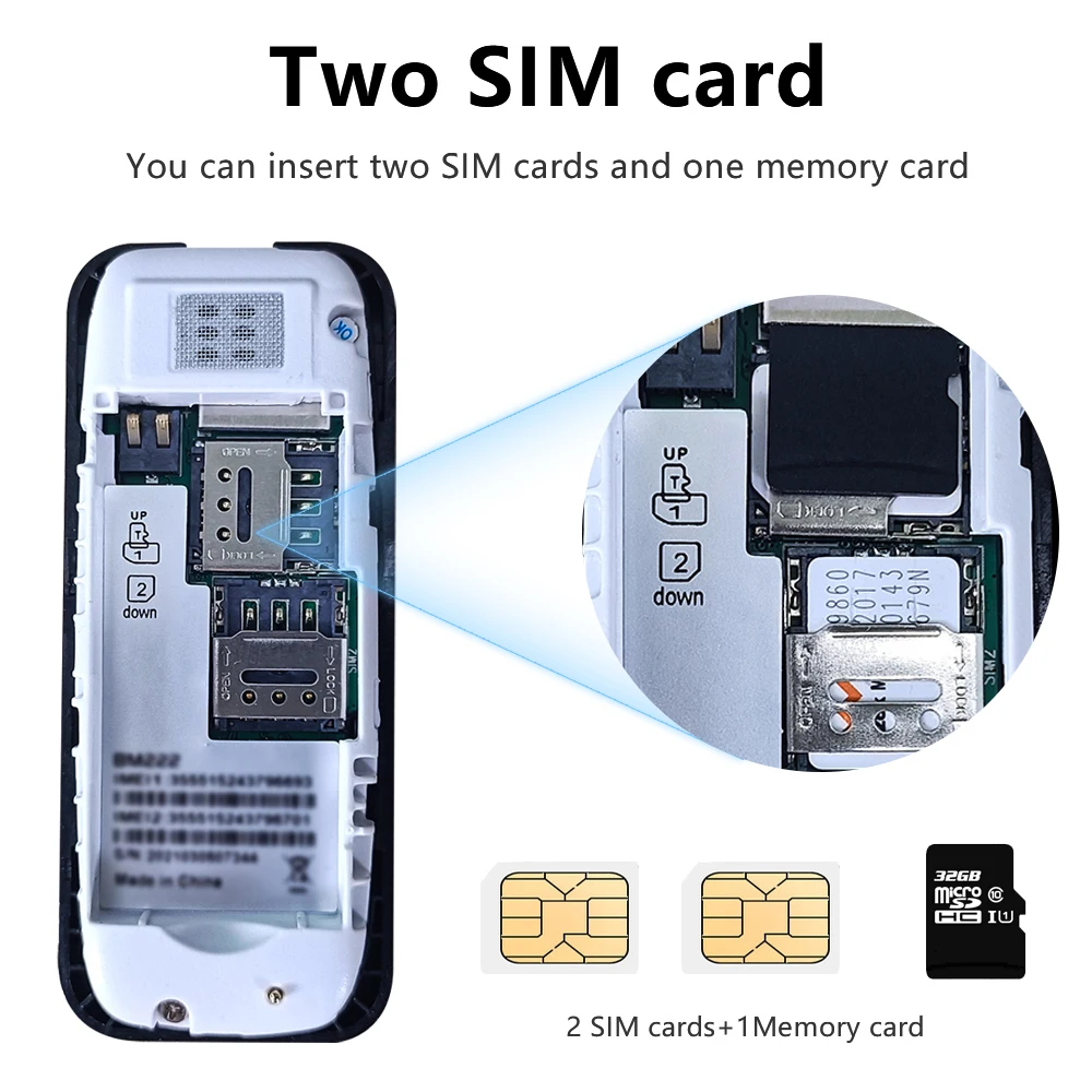 Мини-смартфон SERVO BM222 С Двумя SIM-картами Bluetooth-накопитель Magic Voice Автоматический