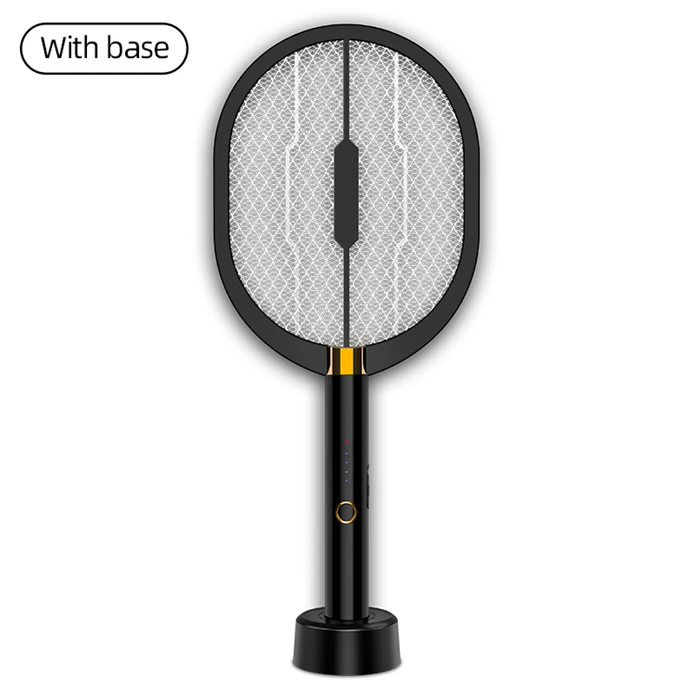 

Handheld Racket Insect Fly Bug Wasp 3 In 1 Electric Fly Bug Zapper Rechargeable Racket Insects Killer Stun Useful