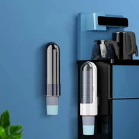 disposable paper cups dispenser plastic cup holder for water dispenser wall mounted automatic cup rack cups container