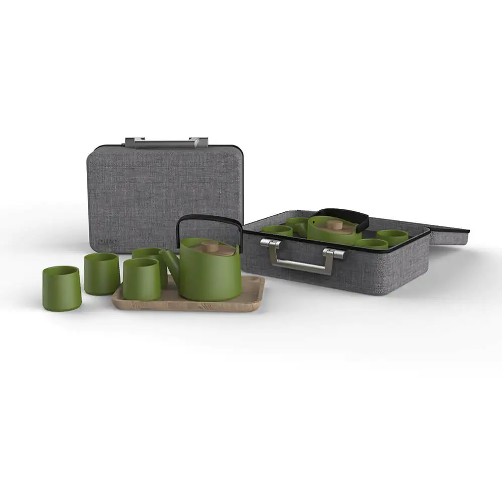 Глиняный классический чайный набор с круглым покрытием, аксессуары, цена, чайный набор, простой белый для 6-местного черного чая, Гуанчжоу