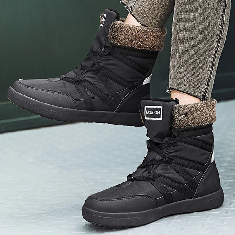 Winter Women Boots Snow Boots Plus Size Couple Shoes Non-Slip Ankel Boots Women Casual Shoes Winter Fashion Sneakers