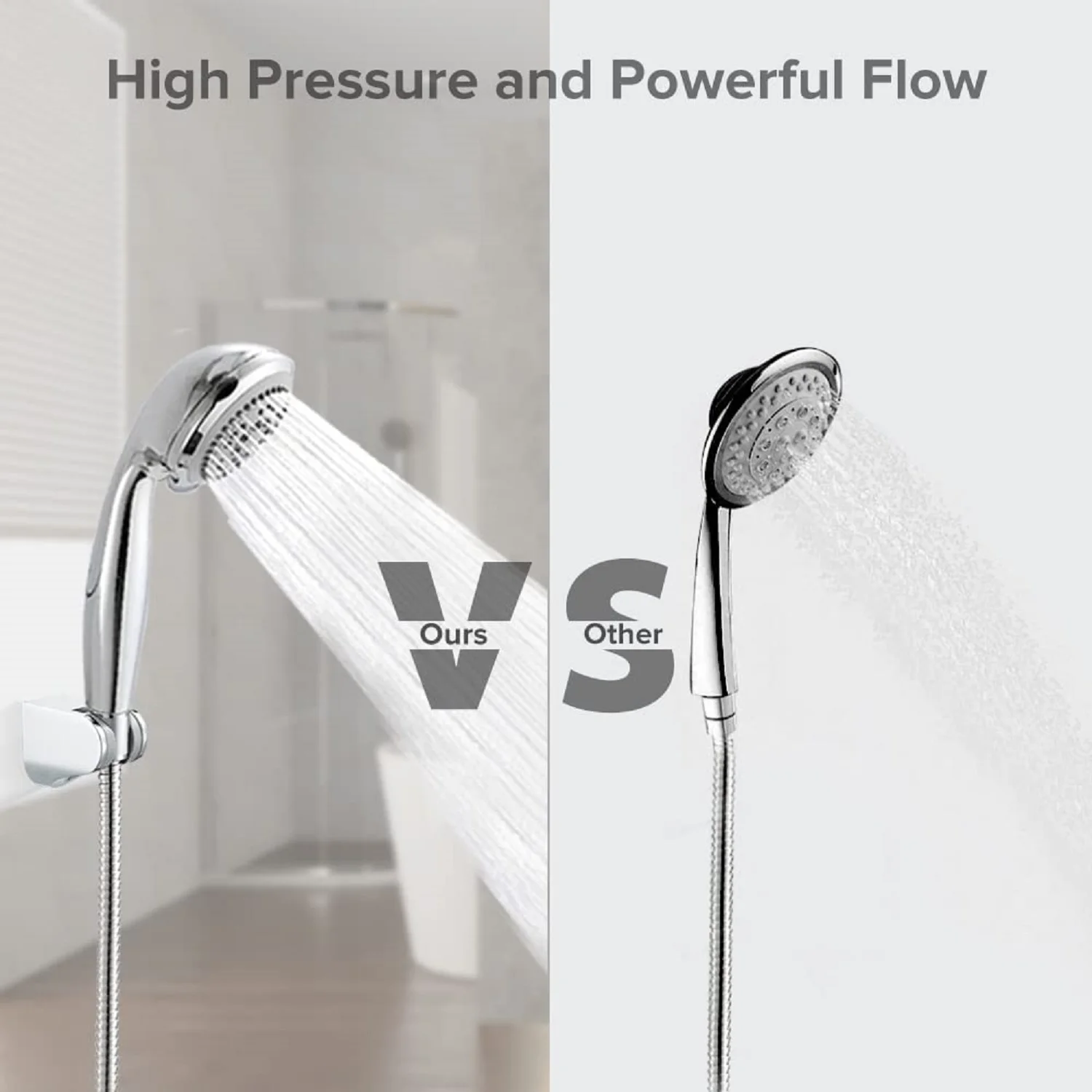 Душевая Насадка Высокого Давления Jomoo С 5 Режимами Массажа Регулируемая