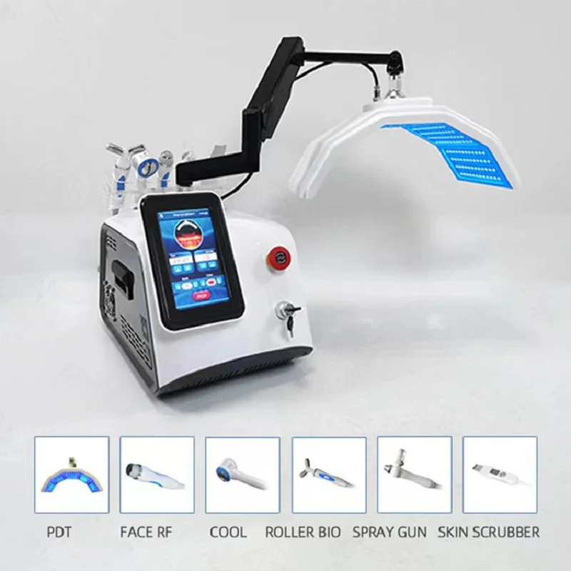 

Portable 7color PDT Oxygen Jet Peel Machine For Facial Skin Whitening Rejuvenation Tightening Machine